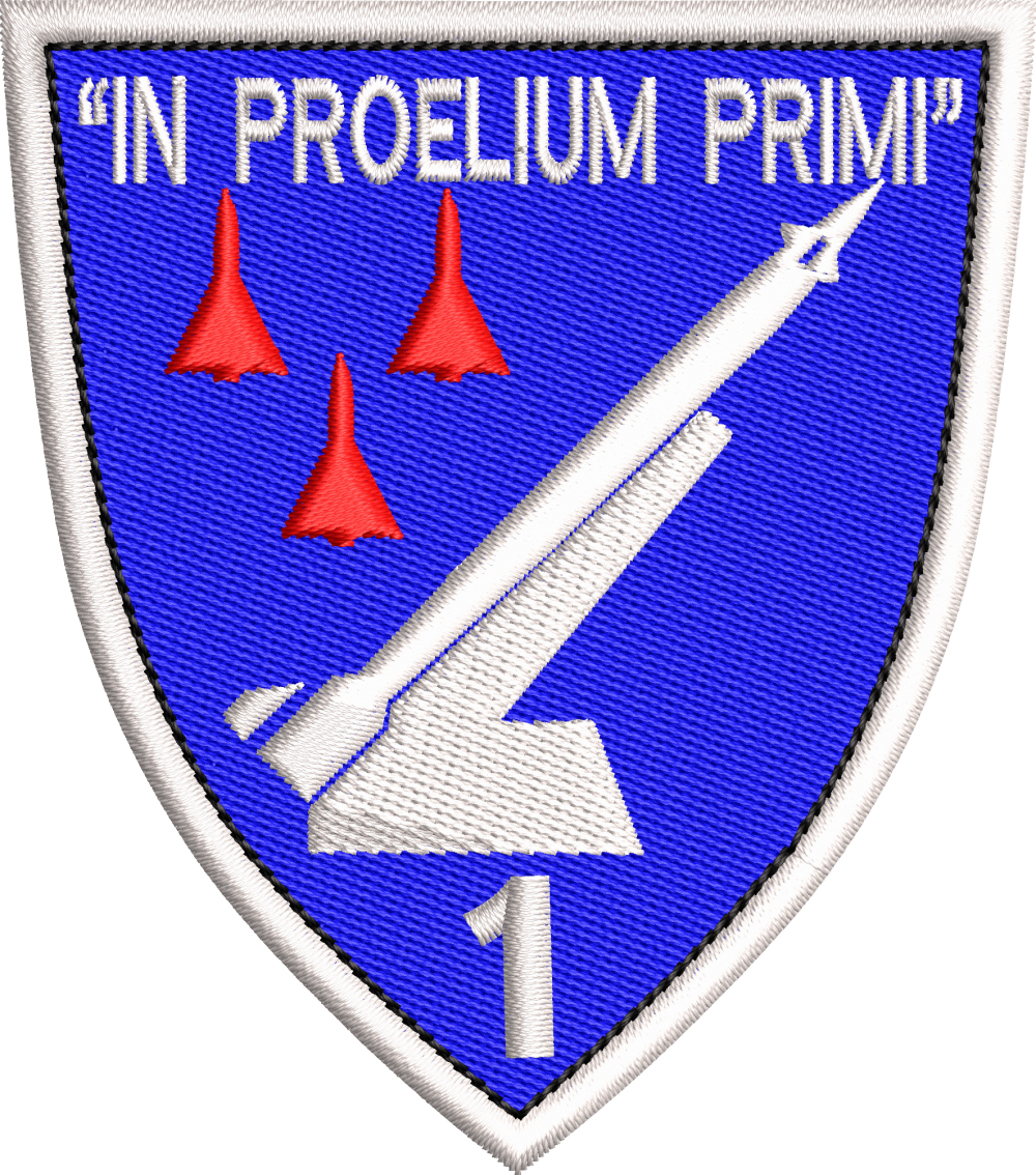 EMBLEMA BRIGADA 1 RACHETE SOL-AER-GENERAL  NICOLAE DASCALESCU